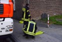 Feuer 2 Vollbrand Reihenhaus Roggendorf Berrischstr P231